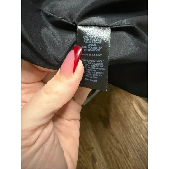 Express Women's 1‎ Button Blazer Jacket Sz 12 Gray Coat  Career - Picture 3 of 5